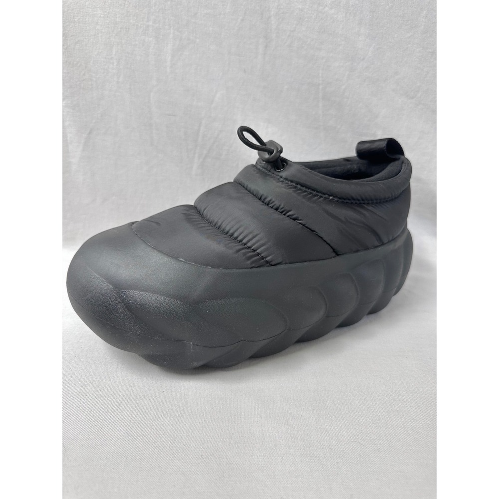Crocs Unisex OverPuff Shorty Shoes Black Slip On Shoes Womens 9 Mens‎ 7 Gorpcore